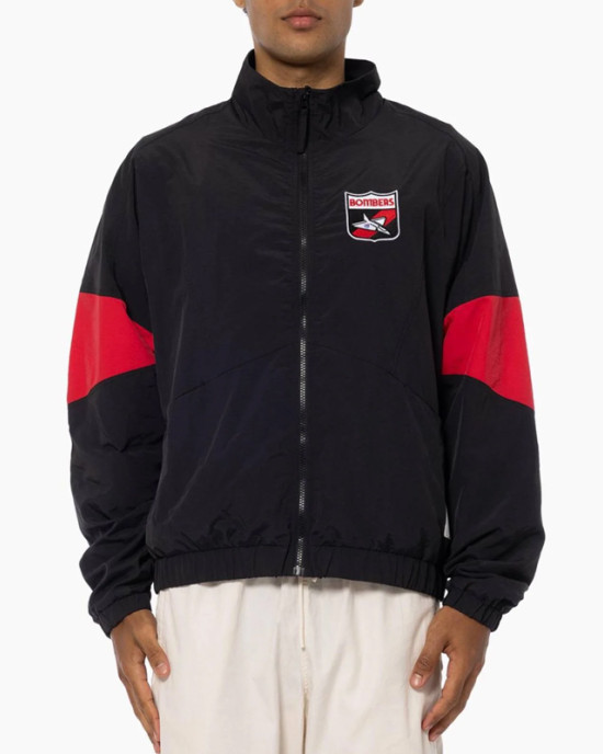 Essendon Bombers Black Intercept Track Jacket