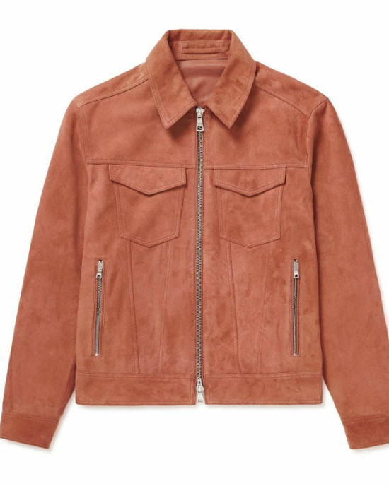 F1 The Movie Sonny Hayes Brown Suede Jacket