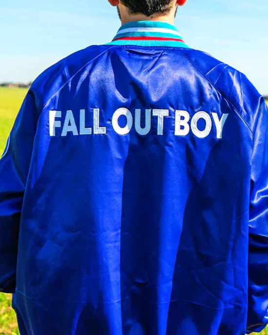 Fall Out Boy Iowa Cubs Heaven Iowa Satin Jacket