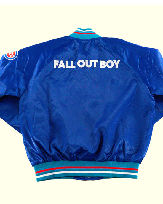 Fall Out Boy Iowa Cubs Heaven Iowa Satin Jacket