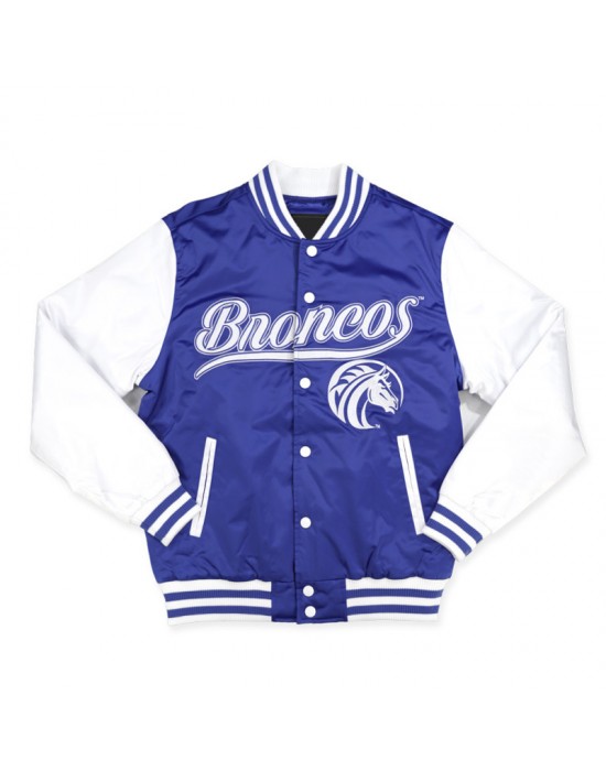 Fayetteville State Broncos Blue and White Jacket