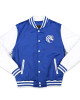 Fayetteville State Royal and White Baseball Jacket Fayetteville State Royal and White Baseball Jacket