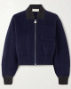 FBI Season 7 Dani Rhodes Blue Wool Bomber Jacket