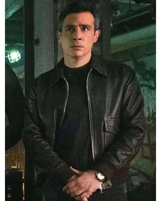 FBI Season 7 Stuart Scola Full-Zip Brown Leather Jacket