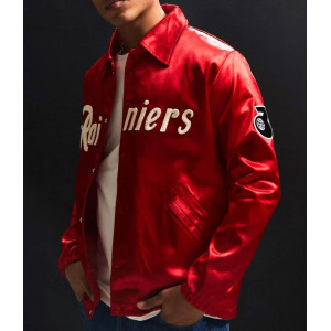 Field Flannels Seattle Rainiers Satin Windbreaker