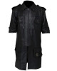 Final Fantasy 15 Noctis Black Leather Jacket with Removable Down Part Final Fantasy 15 Noctis Black Leather Jacket with Removable Down Part