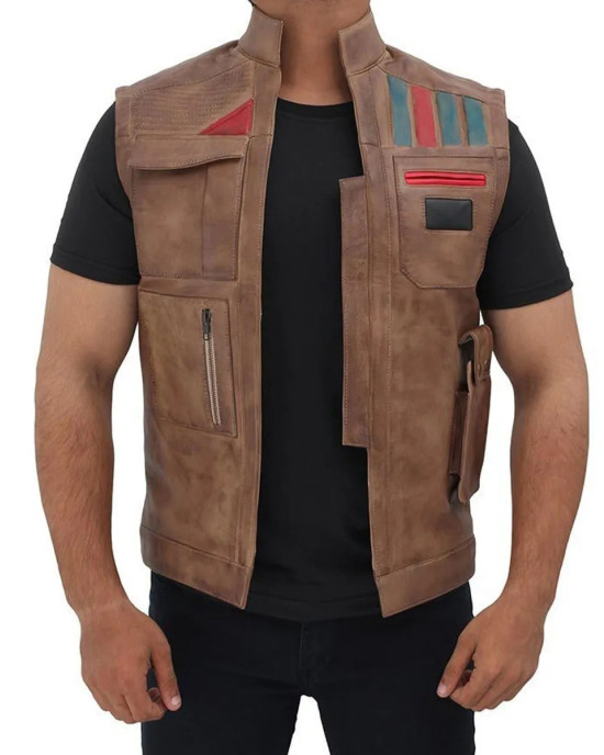 Finn The Rise of Skywalker Leather Vest Finn The Rise of Skywalker Leather Vest