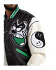 First Row Seek Inner Peace Satin Varsity Jacket First Row Seek Inner Peace Satin Varsity Jacket