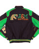Florida A&M Racing Full-Snap Black Cotton Jacket Florida A&M Racing Full-Snap Black Cotton Jacket