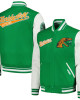 Florida A&M Rattlers Script Green and White Varsity Jacket Florida A&M Rattlers Script Green and White Varsity Jacket
