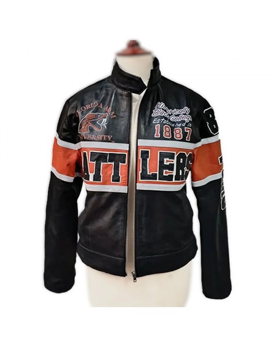 Florida A&M University Leather Racing Jacket