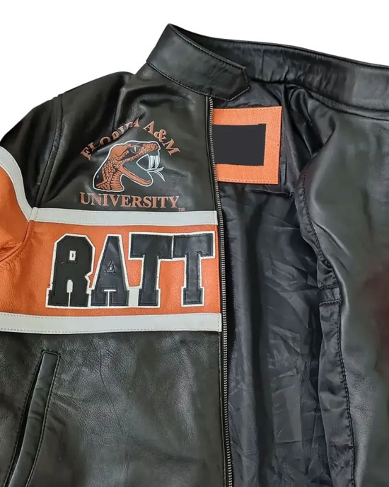 Florida A&M University Leather Racing Jacket Florida A&M University Leather Racing Jacket