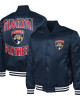 Florida Panthers Adaptive Bold Logo Varsity Satin Jacket