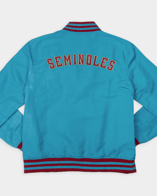 Florida State Seminole Turquoise Bomber Jacket Florida State Seminole Turquoise Bomber Jacket