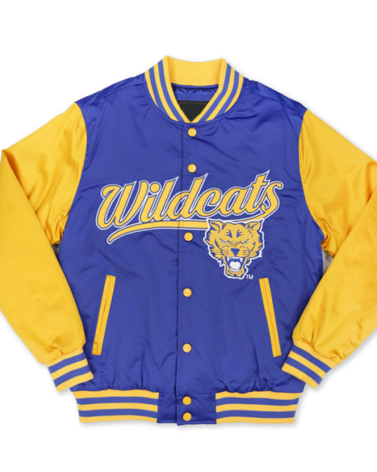 Fort Valley State Wildcats Blue and Gold Jacket Fort Valley State Wildcats Blue and Gold Jacket