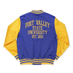 Fort Valley State Wildcats Blue and Gold Jacket