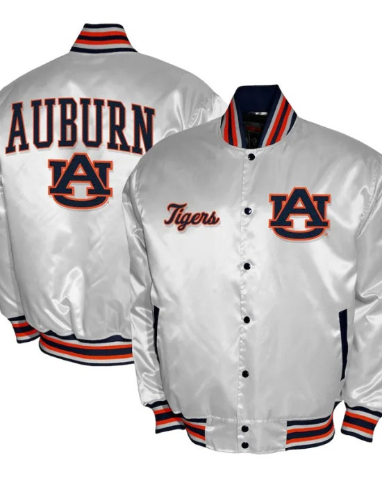 Franchise Club Auburn Tigers Satin Jacket