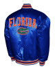 Franchise Club Florida Gators Full-Snap Royal Varsity Satin Jacket