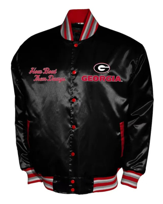 Franchise Club Georgia Bulldogs Satin Jacket