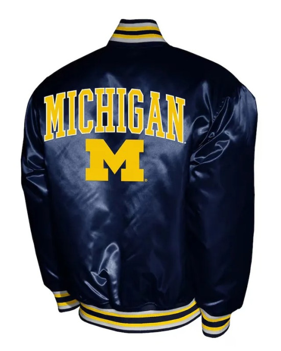 Franchise Club Michigan Wolverines Satin Jacket