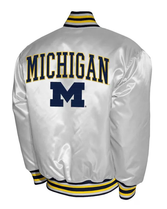 Franchise Club Michigan Wolverines Satin Jacket