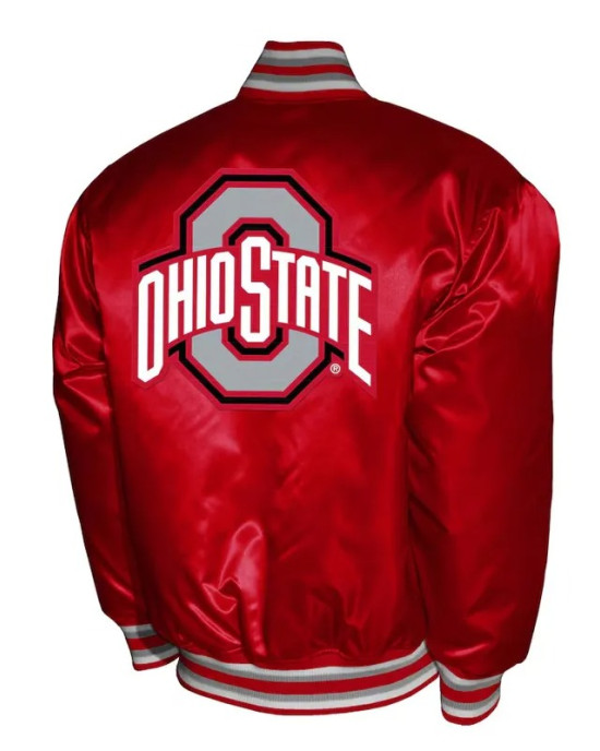 Franchise Club Ohio State Buckeyes Satin Jacket