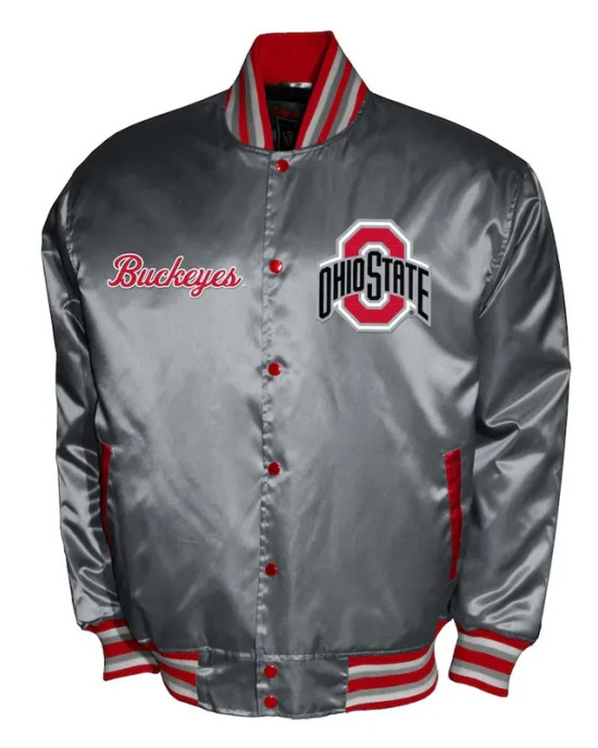 Franchise Club Ohio State Buckeyes Satin Jacket