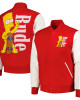 Freeze Max Rude The Simpsons Varsity Jacket Freeze Max Rude The Simpsons Varsity Jacket