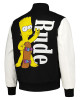 Freeze Max Rude The Simpsons Varsity Jacket Freeze Max Rude The Simpsons Varsity Jacket