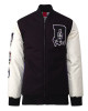 Fremantle Dockers Collegiate Black and White Varsity Jacket