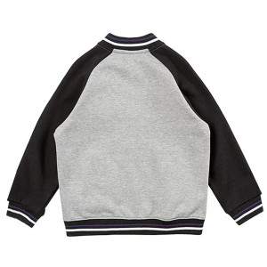 Fremantle Dockers Gray and Black Varsity Full-Zip Fleece Jacket