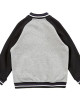 Fremantle Dockers Gray and Black Varsity Full-Zip Fleece Jacket