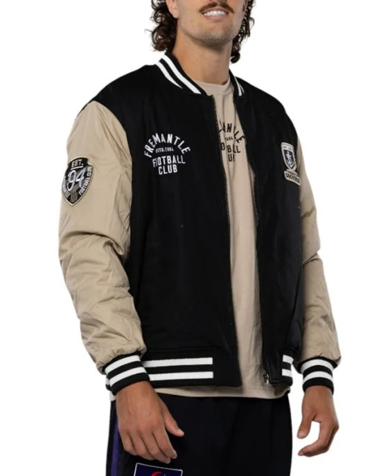 Fremantle Dockers Lock Up Varsity Cotton Jacket