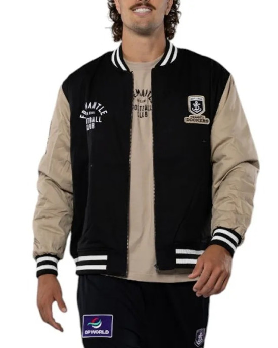 Fremantle Dockers Lock Up Varsity Cotton Jacket