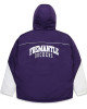 Fremantle Dockers Stadium Purple and White Hooded Jacket