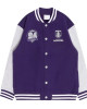 Fremantle Dockers Varsity Fleece Purple and Gray Jacket