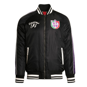 Fremantle Dockers Vintage Black Bomber Full-Zip Jacket