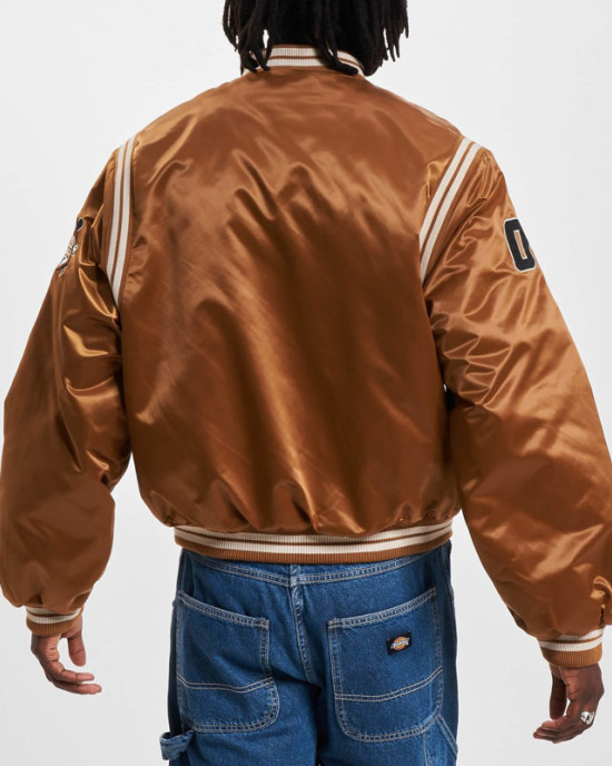 Fubu College Teddy Varsity Satin Jacket