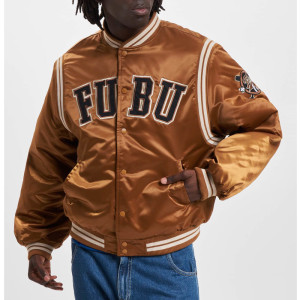 Fubu College Teddy Varsity Satin Jacket