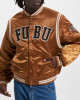 Fubu College Teddy Varsity Satin Jacket