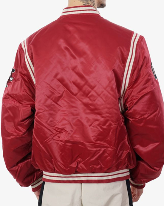Fubu College Teddy Varsity Satin Jacket