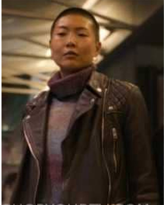 Full Circle Tina Wonglu Black and Brown Leather Jacket Full Circle Tina Wonglu Black and Brown Leather Jacket