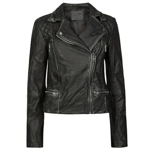 Full Circle Tina Wonglu Black and Brown Leather Jacket