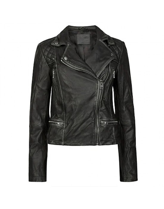 Full Circle Tina Wonglu Black and Brown Leather Jacket