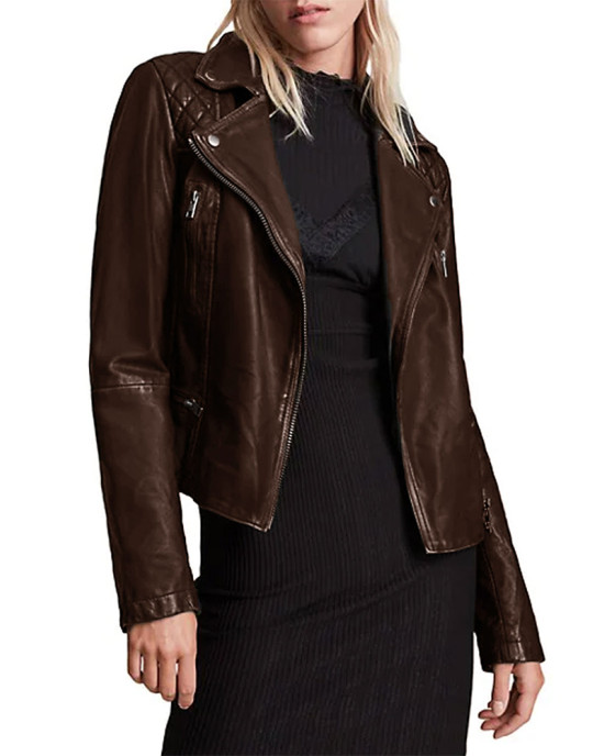 Full Circle Tina Wonglu Black and Brown Leather Jacket Full Circle Tina Wonglu Black and Brown Leather Jacket