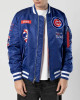 Full-Zip Chicago Cubs Royal Bomber Jacket