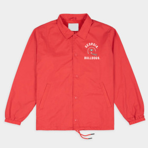 Georgia Bulldogs Football Classic Helmet Coaches Jacket