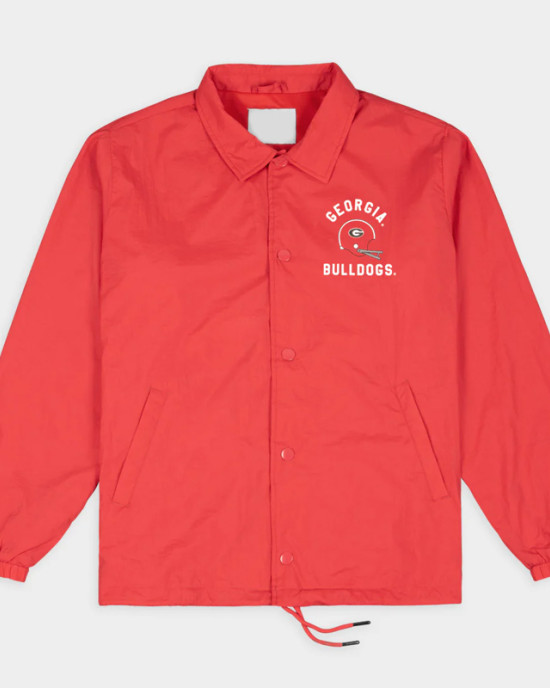 Georgia Bulldogs Football Classic Helmet Coaches Jacket Georgia Bulldogs Football Classic Helmet Coaches Jacket