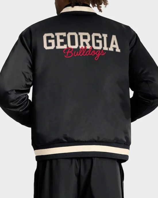 Georgia Bulldogs Legacy Black Bomber Jacket