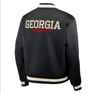 Georgia Bulldogs Legacy Black Bomber Jacket